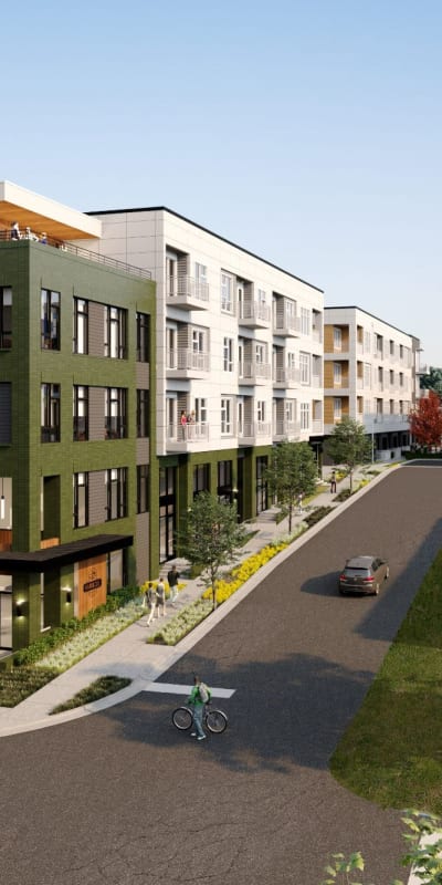Rendering apartment homes at Queens Wedgewood-Houston in Nashville, Tennessee
