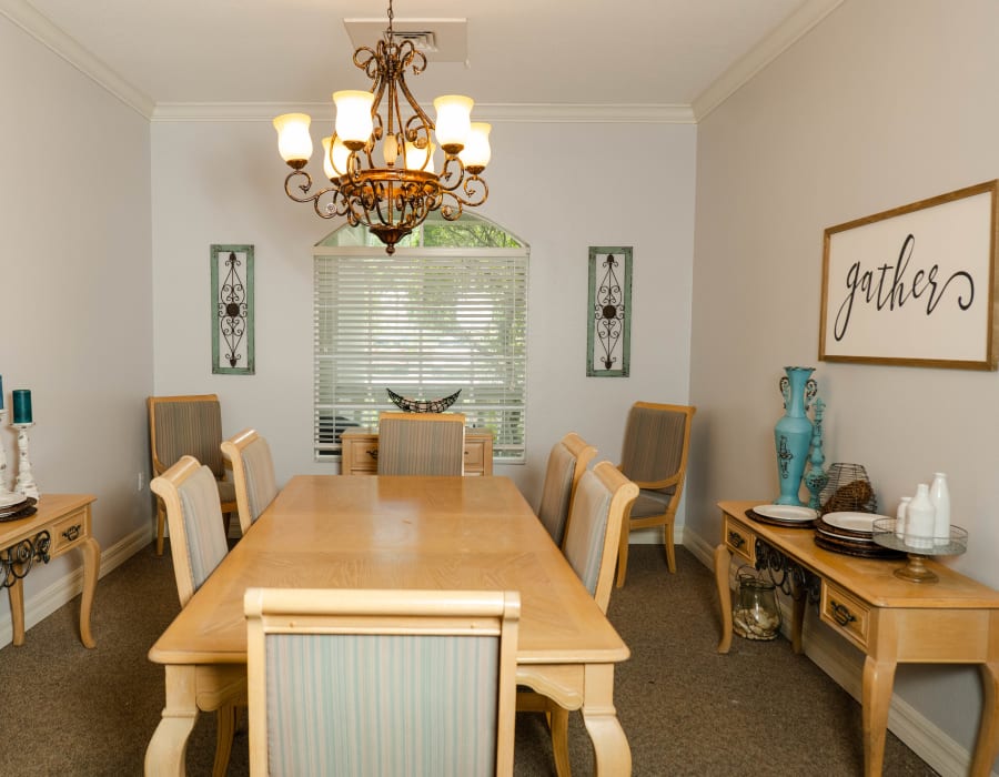 Lovely private dining room at The Club at Haines City in Haines City, Florida