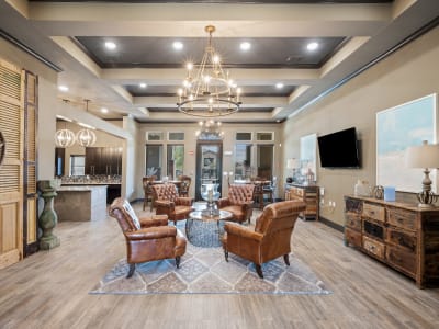 Foyer of the clubhouse at The BLVD in San Angelo, Texas
