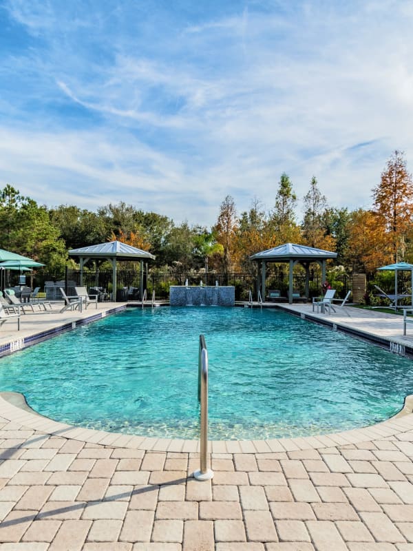 Resort-Style Swimming Pool at The Parq at Cross Creek in Tampa, Florida