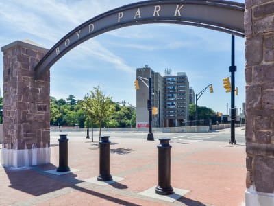 Enjoy the neighborhood at Riverside Towers Apartment Homes