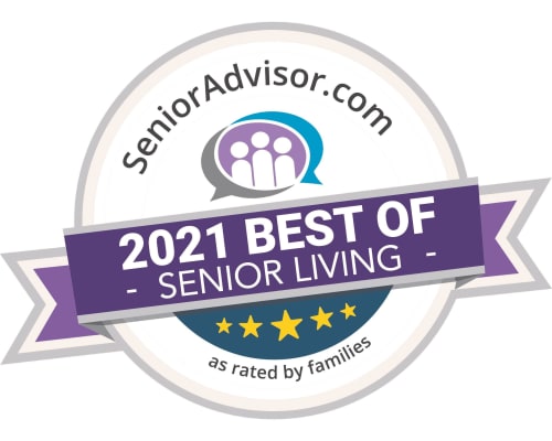 Senior Advisor Award 2021 for Heritage Hill Senior Community