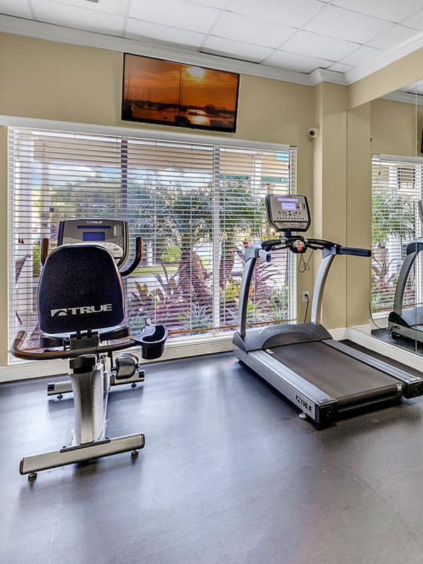 State-of-the-Art Fitness Center at Bay Pointe Tower in South Pasadena, Florida