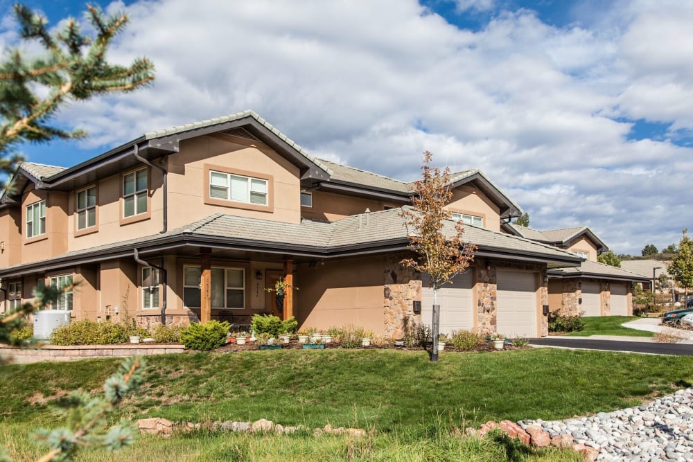 Cheerful senior living house atThe Palisades at Broadmoor Park in Colorado Springs, Colorado