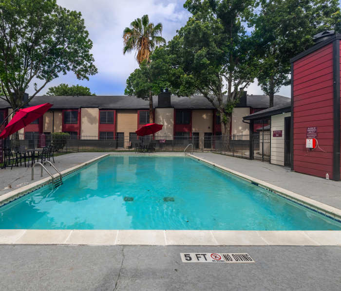 Swimming pool at Avery Place in Houston, Texas