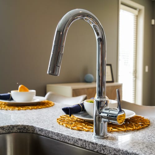 Stainless-steel finishes at Veridian in Cincinnati, Ohio