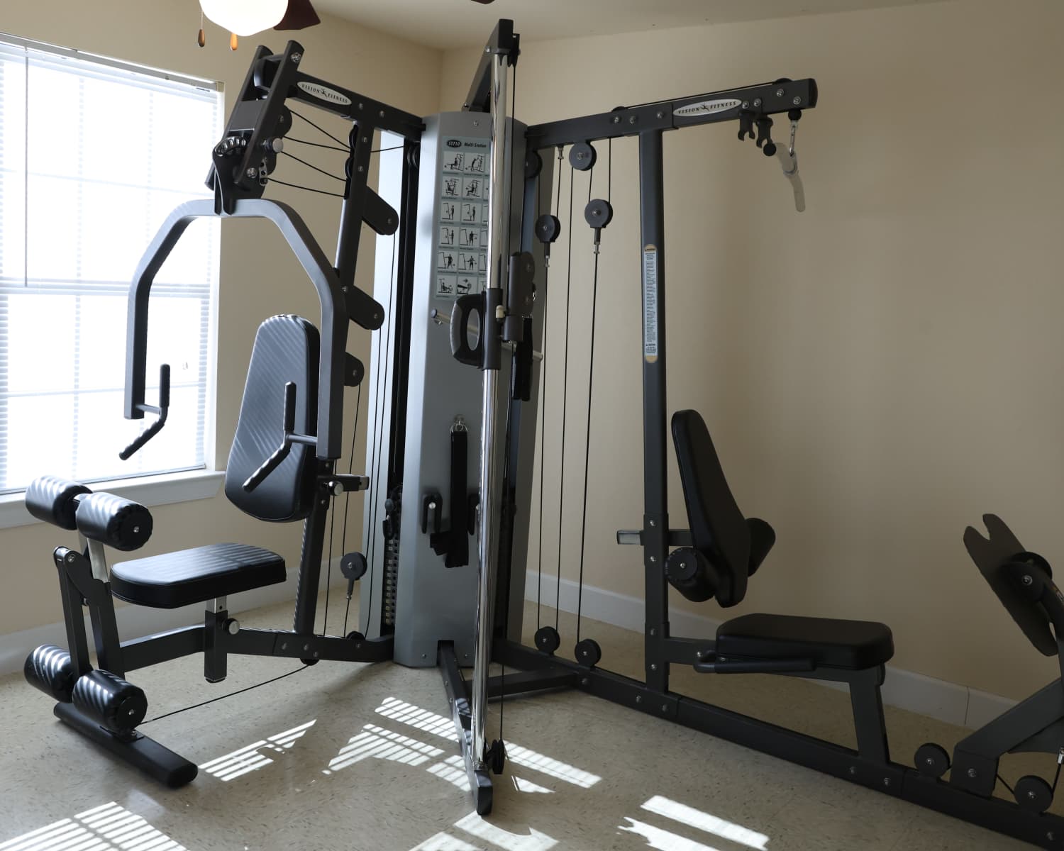 Fitness center at Parkway Place in Greenwood, Mississippi