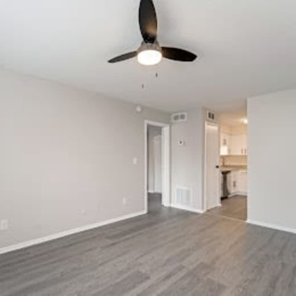 Unfurnished living room with access to kitchen at Sweetbay in Chattanooga, Tennessee