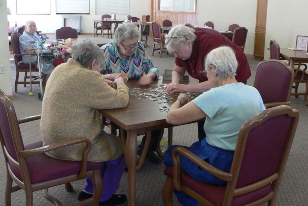 Games at Avalon Assisted Living Community