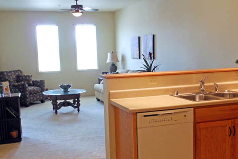 Resident apartment at Majestic Rim Retirement Living in Payson, Arizona.