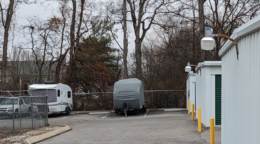 Exterior of outdoor units at KO Storage in Murfreesboro, Tennessee