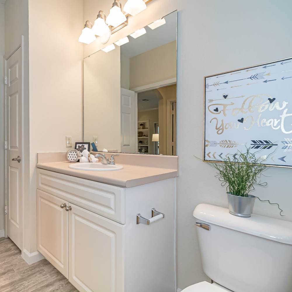 Bathroom at The Boulders At Katy Trail in Saint Charles. MO