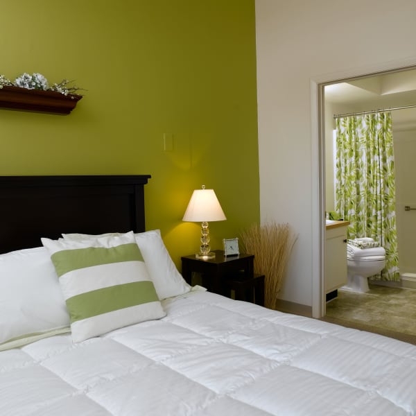 Resident bedroom at Meridian at Lantana in Lantana, Florida
