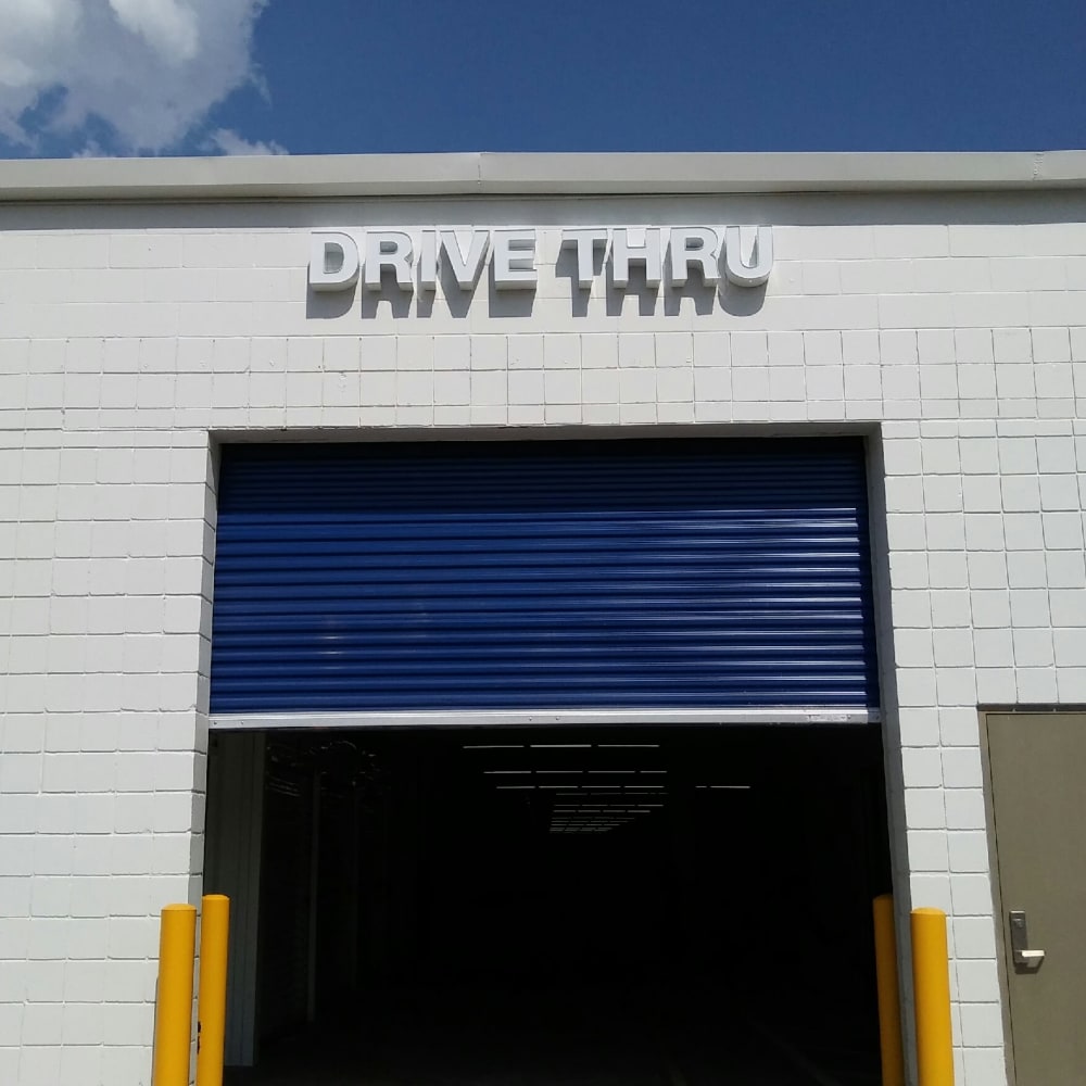 Drive thru self storage at Simply Stor-It Mitchell in Mitchell, South Dakota