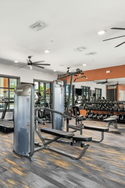 Fitness center at The Wyatt, Gilbert, Arizona