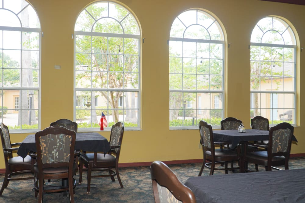 Dining room at The Club at St. Cloud in St. Cloud, Florida