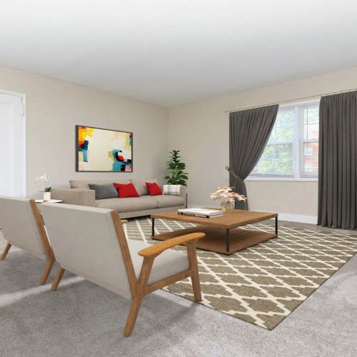 Inviting living space at Parkland Village in District Heights, Maryland