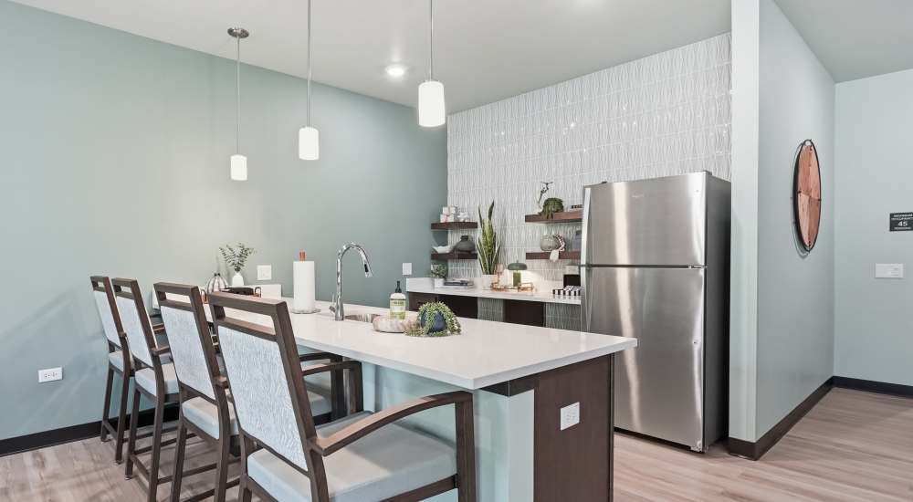 Community Room Amenity at McHenry Commons Senior Apartments 