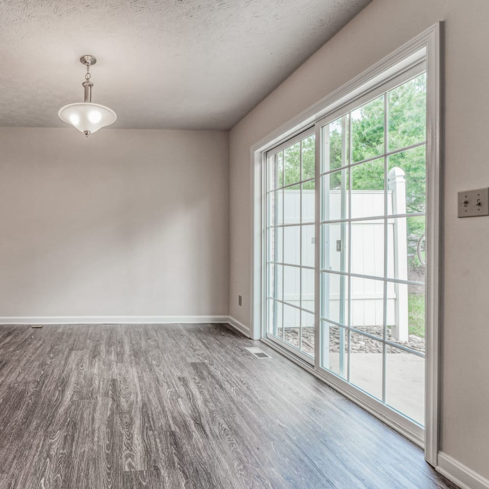 Wood-style flooring at Walton Crossings, Jeannette, Pennsylvania