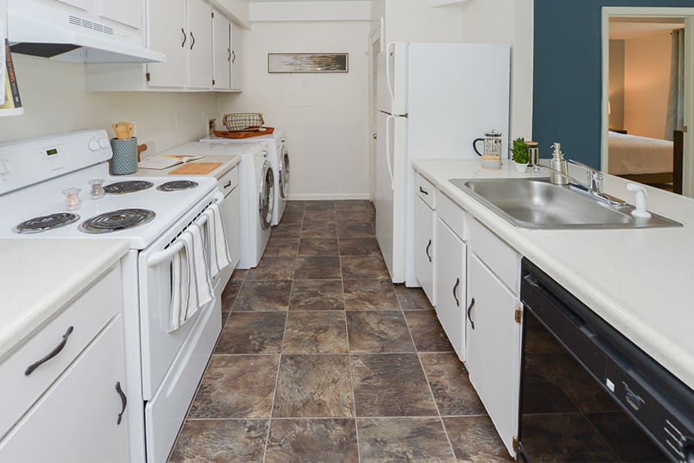 The Landings Apartment Homes in Absecon, New Jersey have well-equipped kitchen