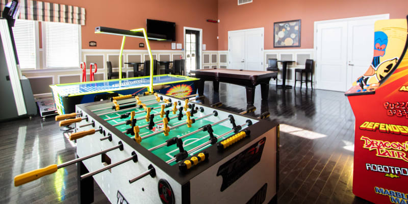 Game room at Stone Park in Lemoore, California