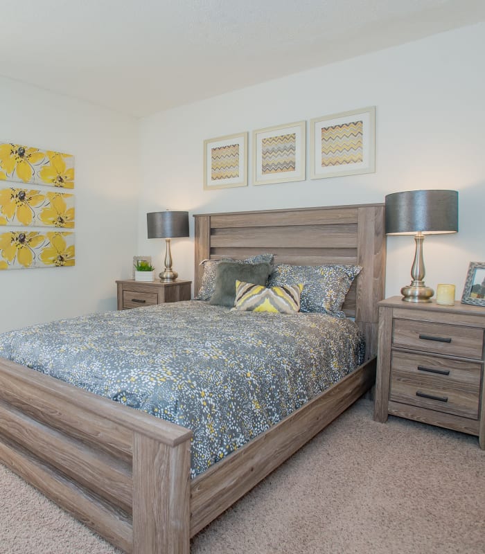 Bedroom at The Greens of Bedford in Tulsa, Oklahoma