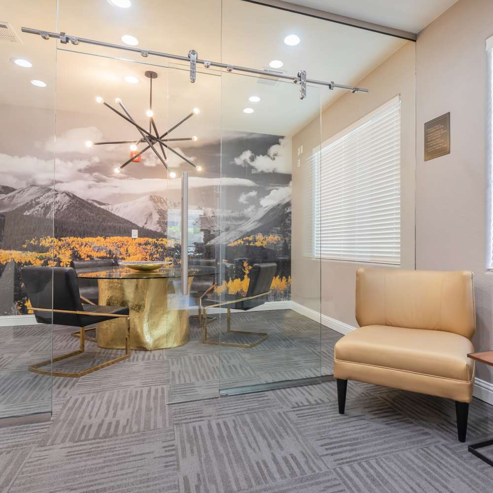 Community room at The Dakota at Governors Ranch in Littleton,Colorado