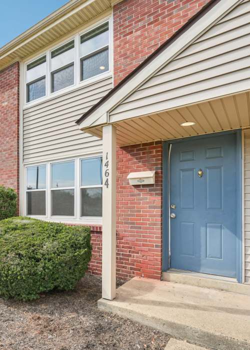 Exterior of the buildng at Columbus Crossing in Columbus, Indiana