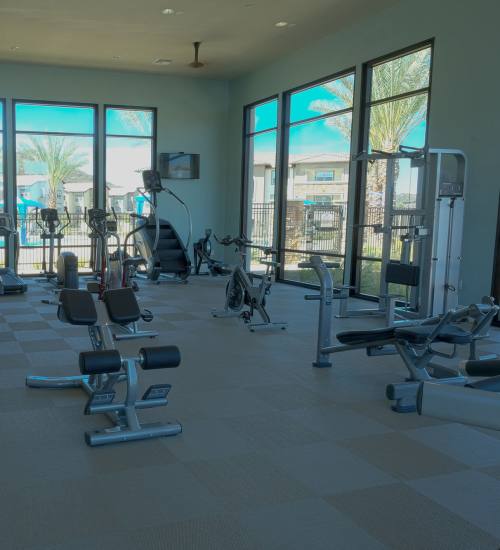 Fitness center at Pacific Landing in Murrieta, California