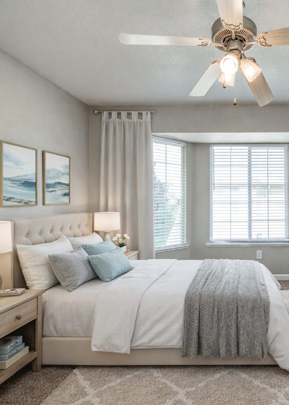 Spacious bedroom at Coventry Cove in Clovis, California