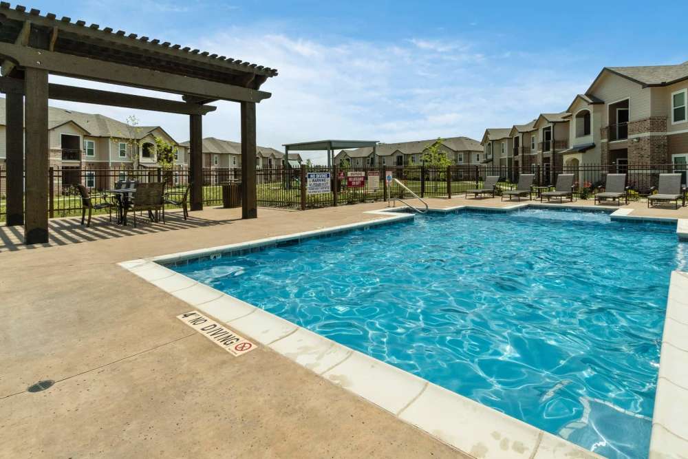 Pool side cabana at Pine Creek in Paris, Texas