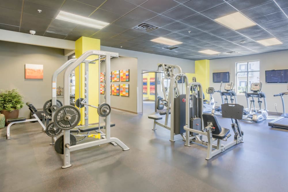 Fitness center at SouthPark Morrison in Charlotte, North Carolina