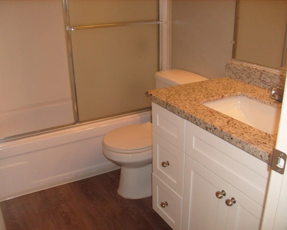 Bathroom at  Park Place Apartments in Roseville, California