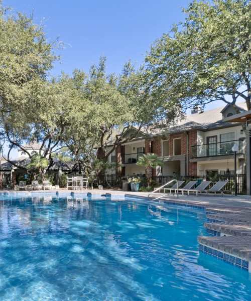 Swimming pool at Charleston in San Antonio, Texas