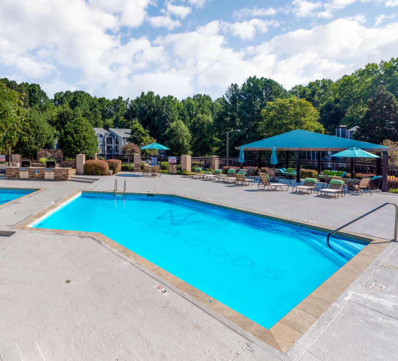 One of two pools at Andover Woods in Charlotte, North Carolina