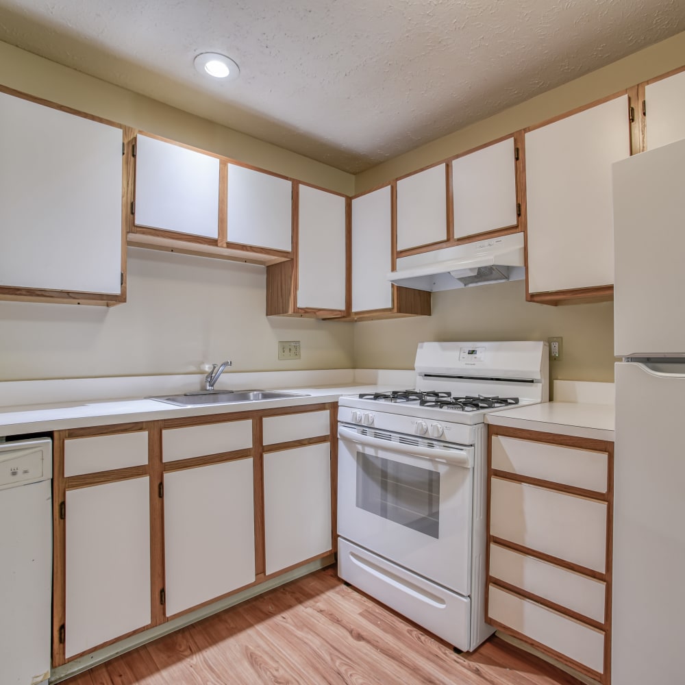 Kitchen at Brentwood Apartments, Painesville, Ohio