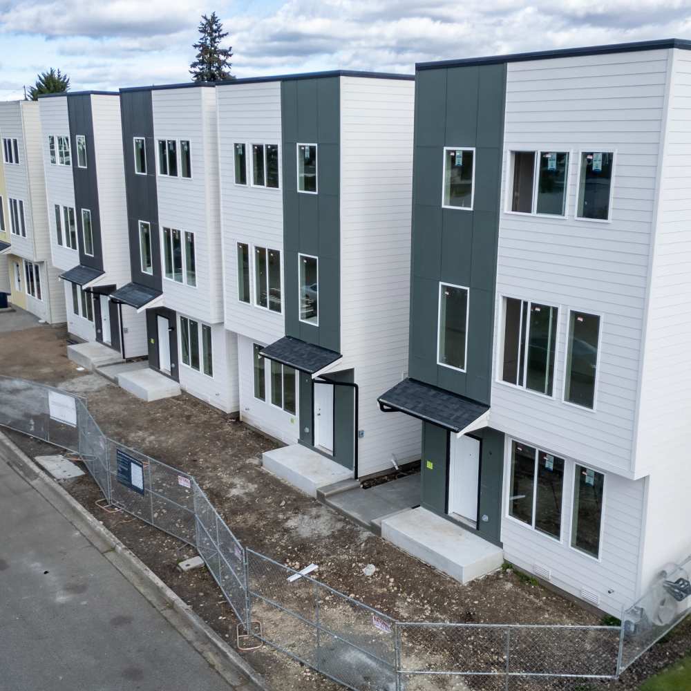 View of the exterior of the building at 4315 S. Alder in Tacoma, Washington,