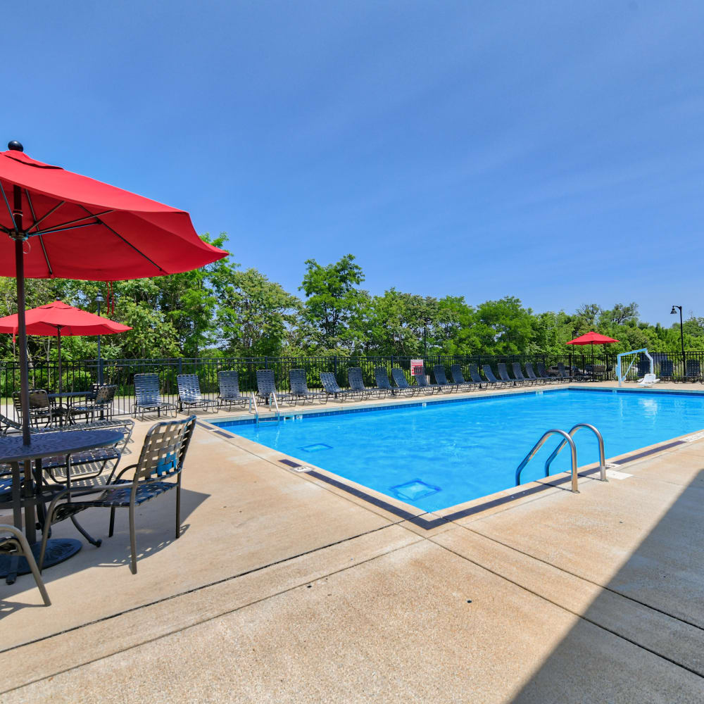 Swimming pool at Crossroad Towers, Pittsburgh, Pennsylvania