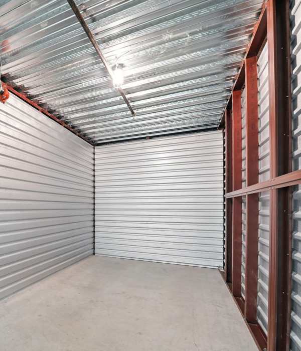 Boxes in a storage unit near Storage Hub - Potranco in San Antonio, Texas Storage Hub - Potranco in San Antonio, Texas