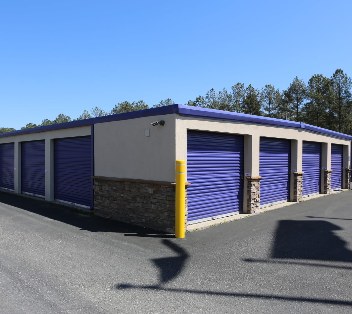 Ground-floor units at StoreSmart Self-Storage in Conway, South Carolina