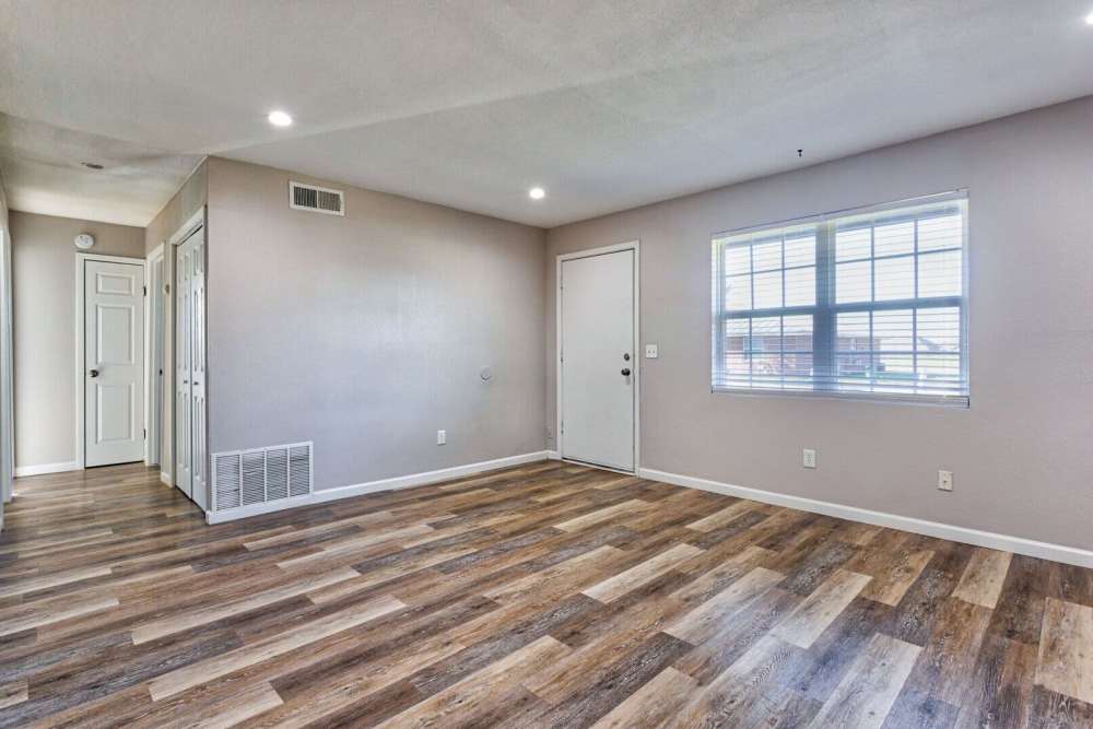 Unfurnished living room at The Edge Of Moore in Moore, Oklahoma