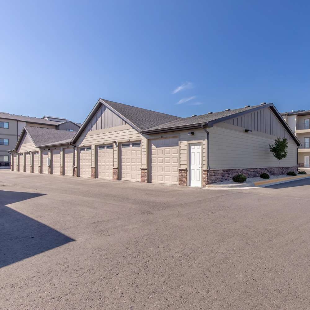 Garages at InterUrban 2.0 in Billings, Montana