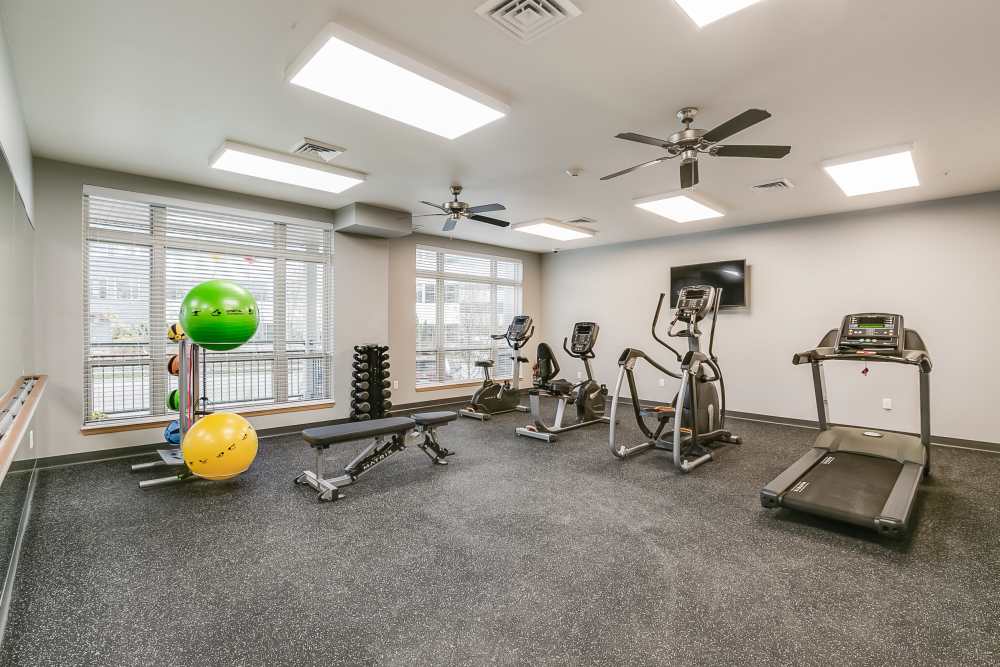 Fitness Center at Novation Senior Commons in Madison, WI