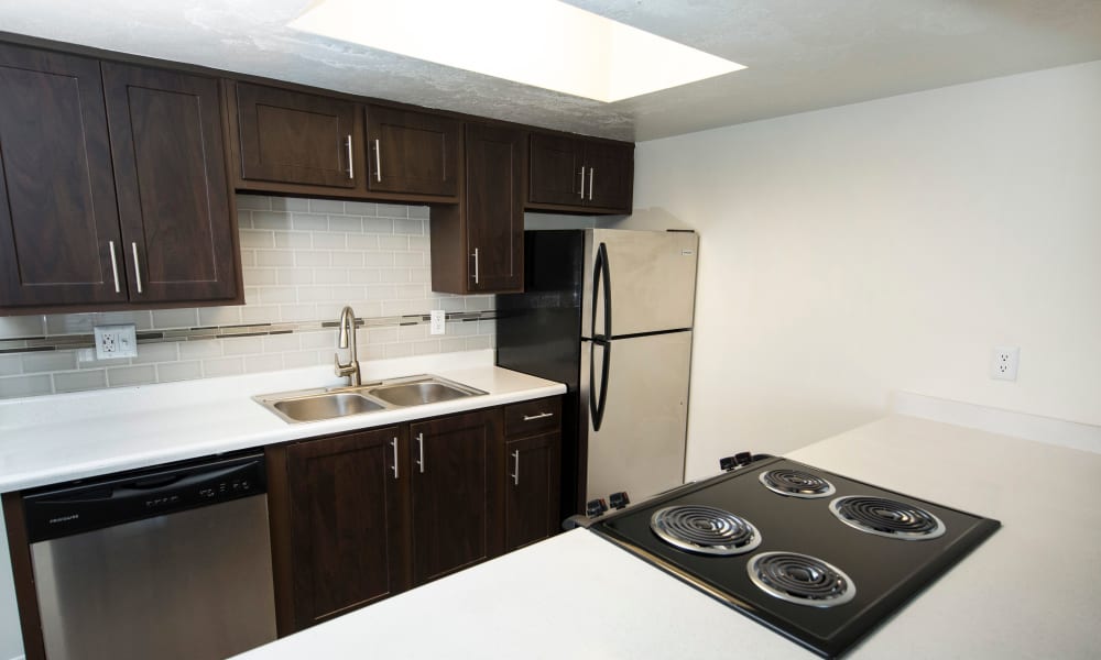 Brown Kitchen Renovation
