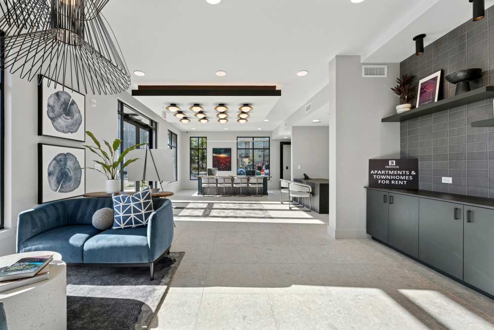 Modern island at The Brook in Glen Allen, Virginia