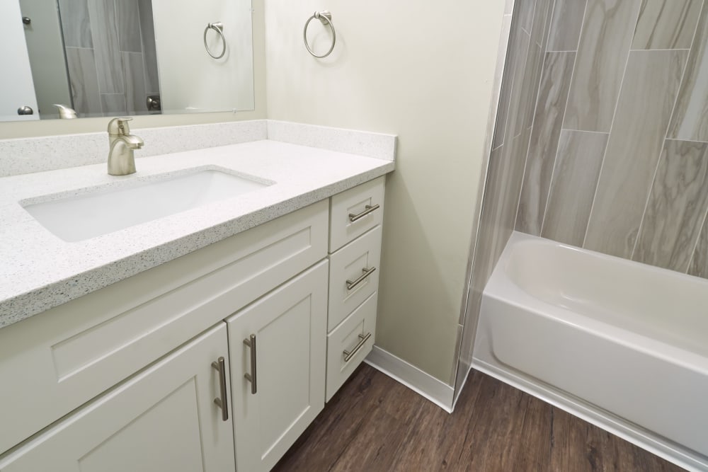 Modern bathroom at Ladera in Lafayette, California