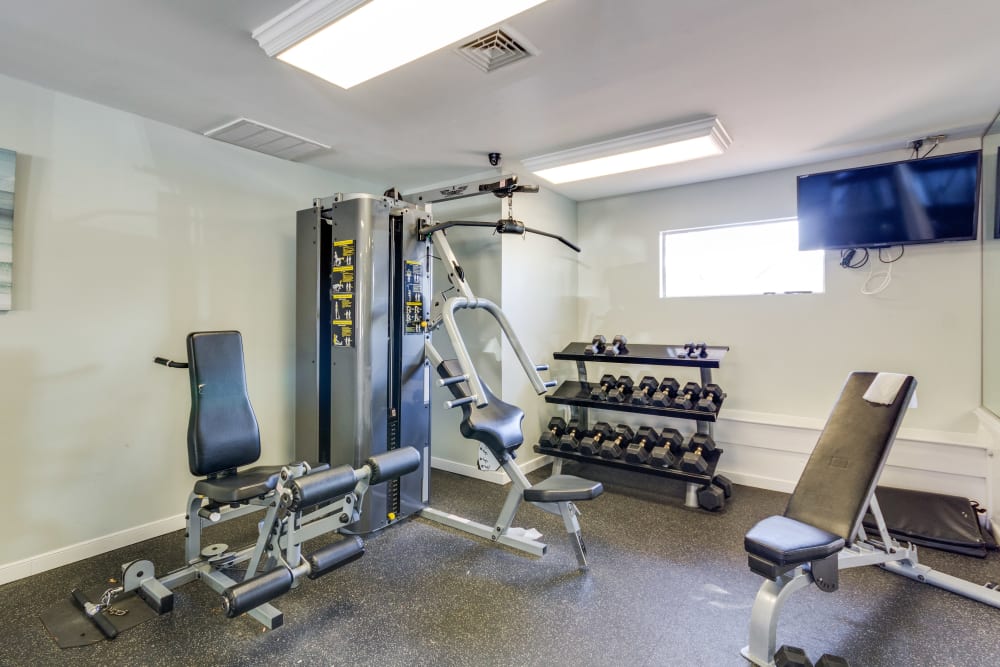 Fitness room at Chesterfield Flats, North Chesterfield, Virginia