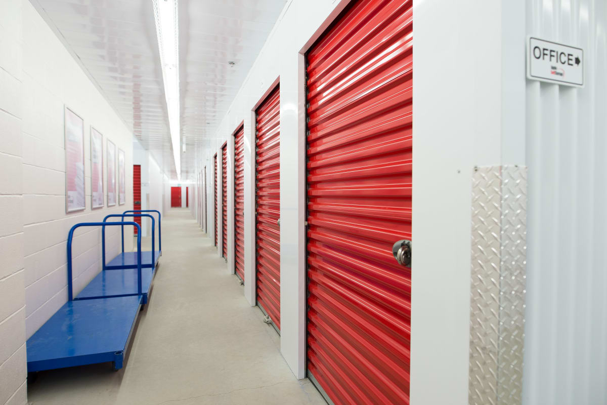 Temperature controlled indoor units at an Apple Self Storage location