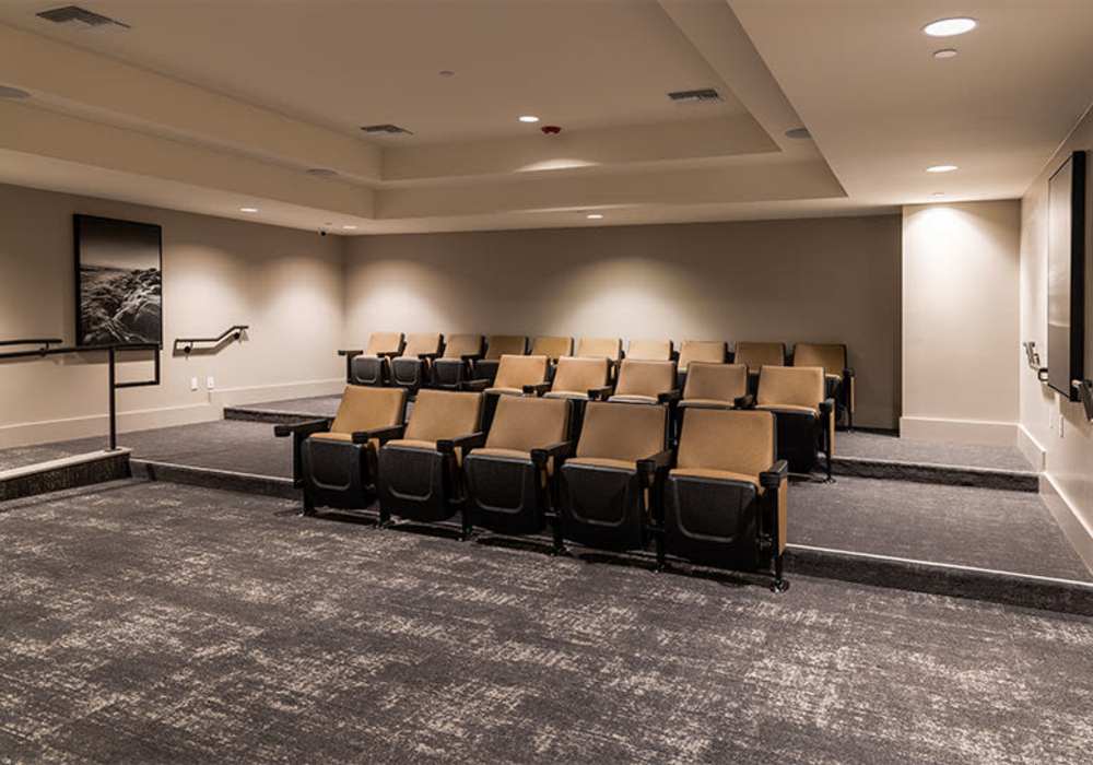 Theater for community at The Courtyards Pacific Village in San Diego, California