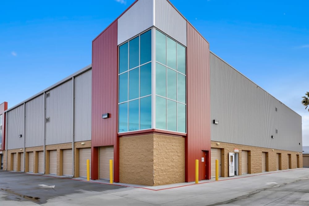 The front entrance to A-1 Self Storage in San Jose, California